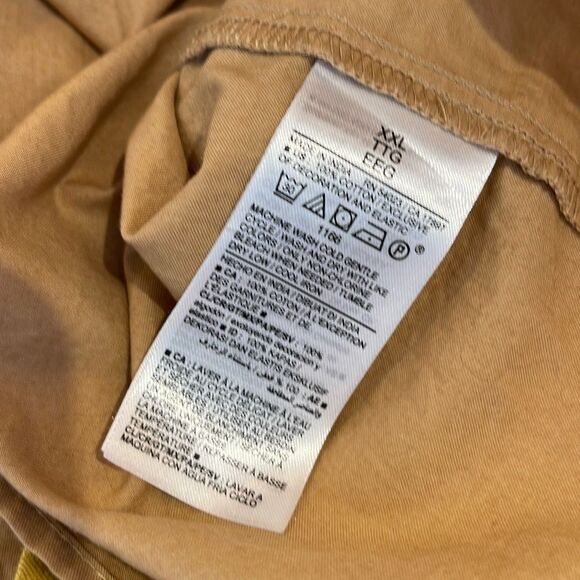 Old Navy‎ Smocked Off the Shoulder Top Blouse Size XXL Brown - Picture 7 of 9